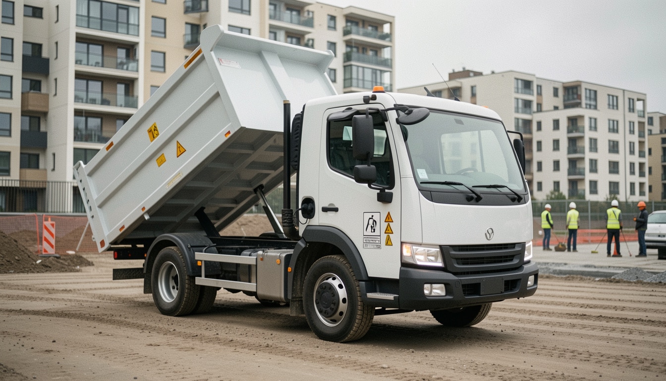 Camion-benne électrique : usages, autonomie et budget