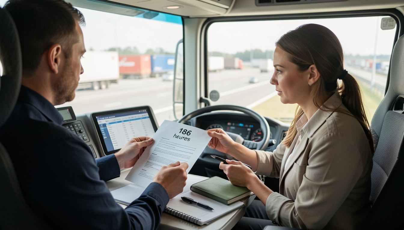 Contrat de 186 heures en transport routier expliqué